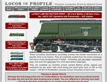 Tablet Screenshot of locos-in-profile.co.uk